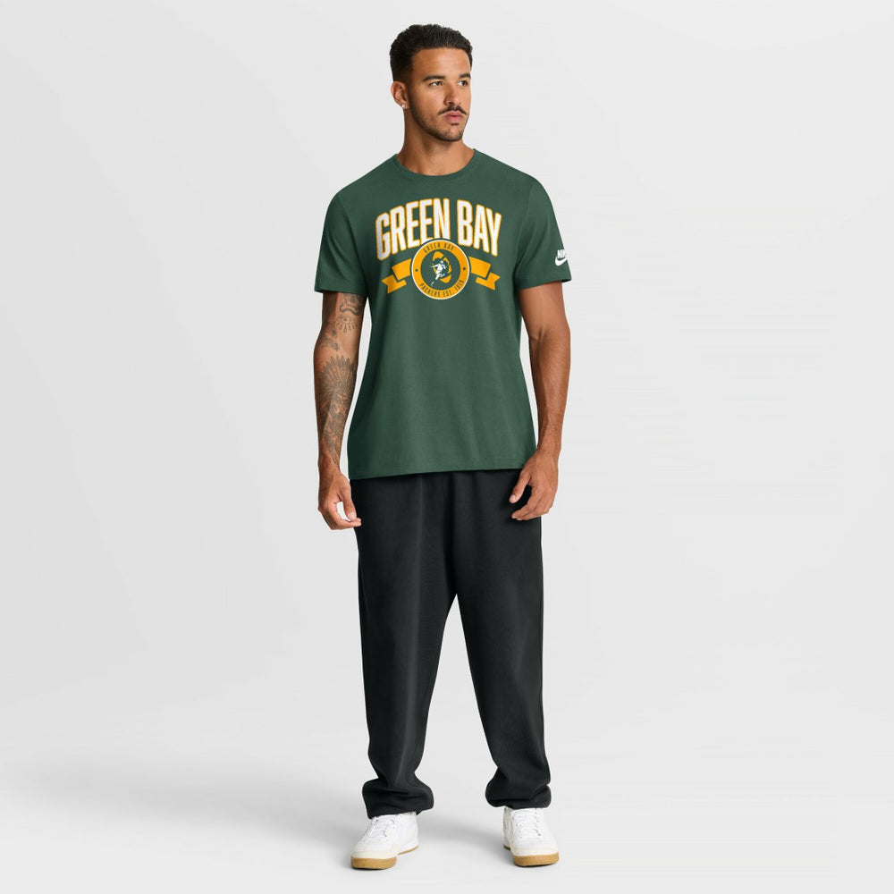 Green Bay Packers Rewind Front and Back Hit Essential T-Shirt - Green T-shirts