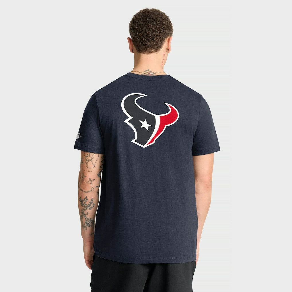 Houston Texans Rewind Front and Back Hit Essential T-Shirt - Navy T-shirts