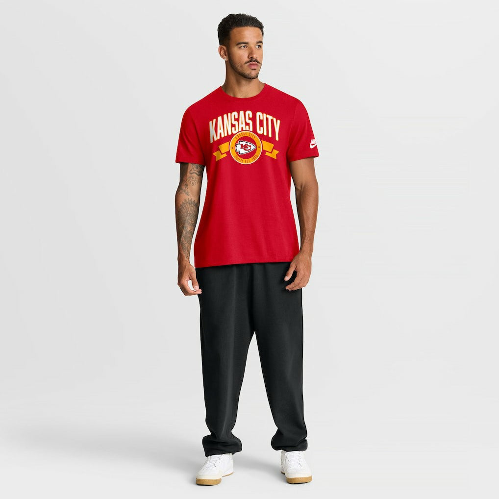 Kansas City Chiefs Rewind Front and Back Hit Essential T-Shirt - Red T-shirts