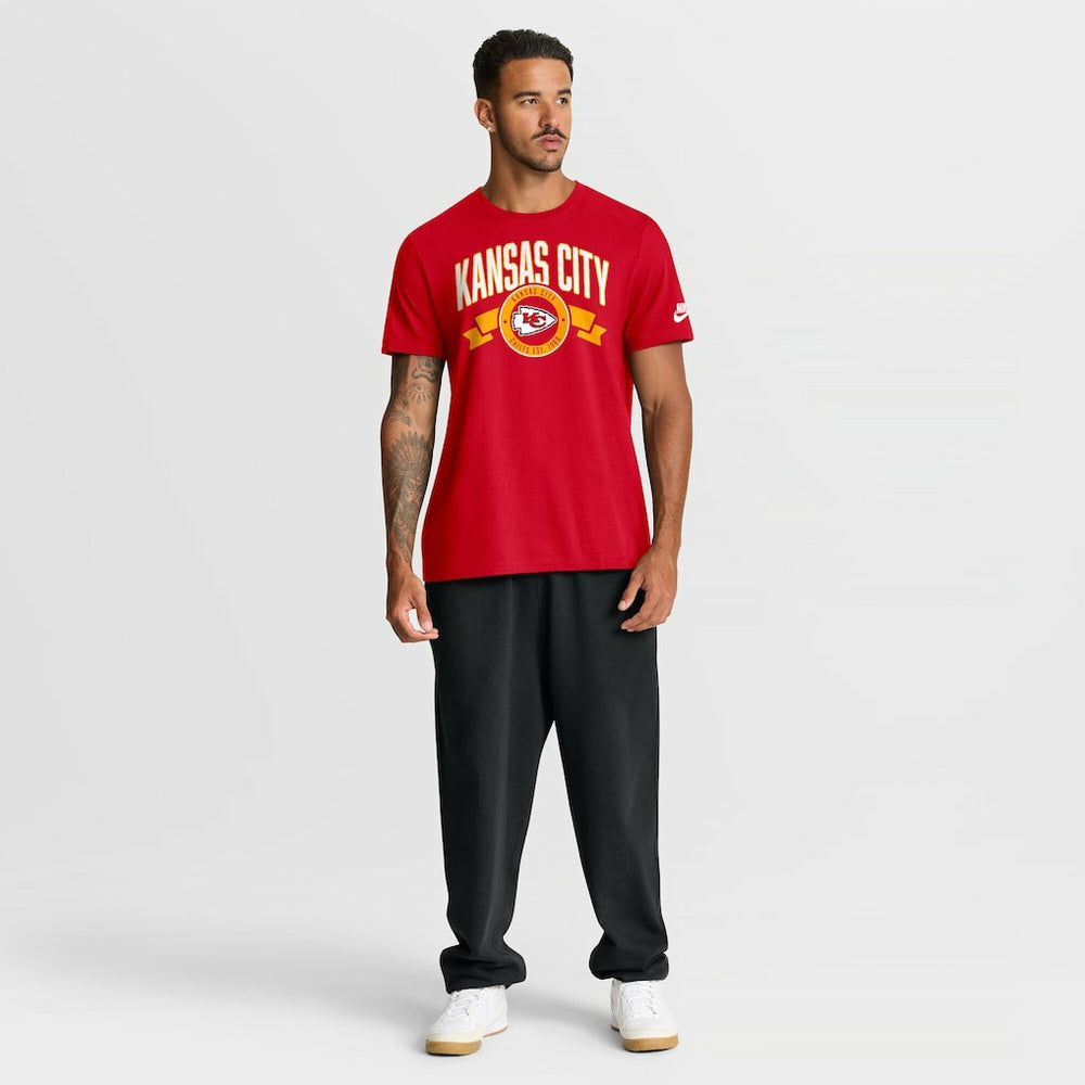 Kansas City Chiefs Rewind Front and Back Hit Essential T-Shirt - Red T-shirts