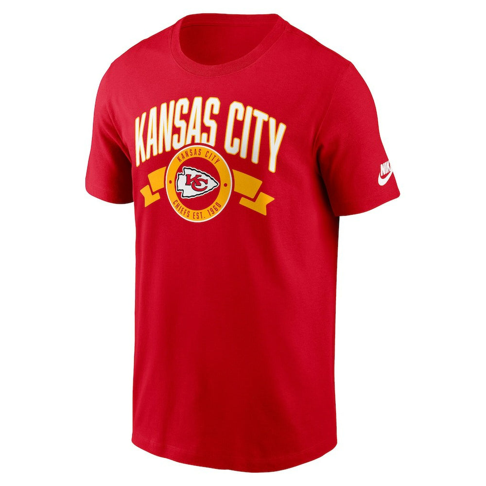 Kansas City Chiefs Rewind Front and Back Hit Essential T-Shirt - Red T-shirts
