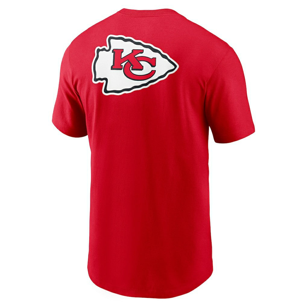 Kansas City Chiefs Rewind Front and Back Hit Essential T-Shirt - Red T-shirts