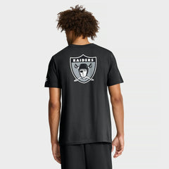 Las Vegas Raiders Rewind Front and Back Hit Essential T-Shirt - Black T-shirts