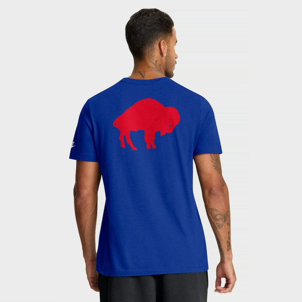 Buffalo Bills Rewind Front and Back Hit Essential T-Shirt - Royal T-shirts