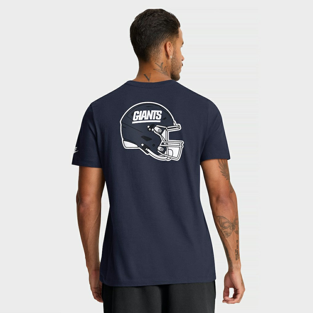New York Giants Rewind Front and Back Hit Essential T-Shirt - Navy T-shirts