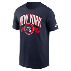 New York Giants Rewind Front and Back Hit Essential T-Shirt - Navy T-shirts