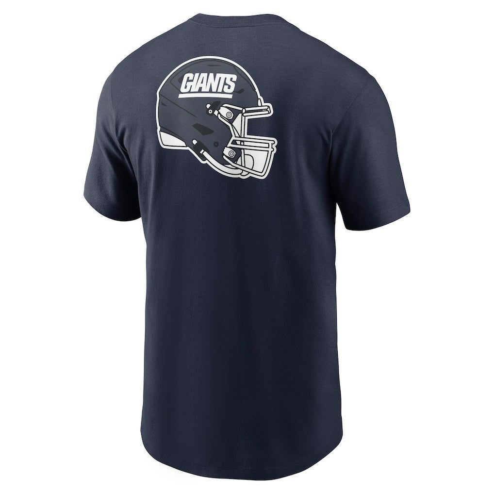 New York Giants Rewind Front and Back Hit Essential T-Shirt - Navy T-shirts