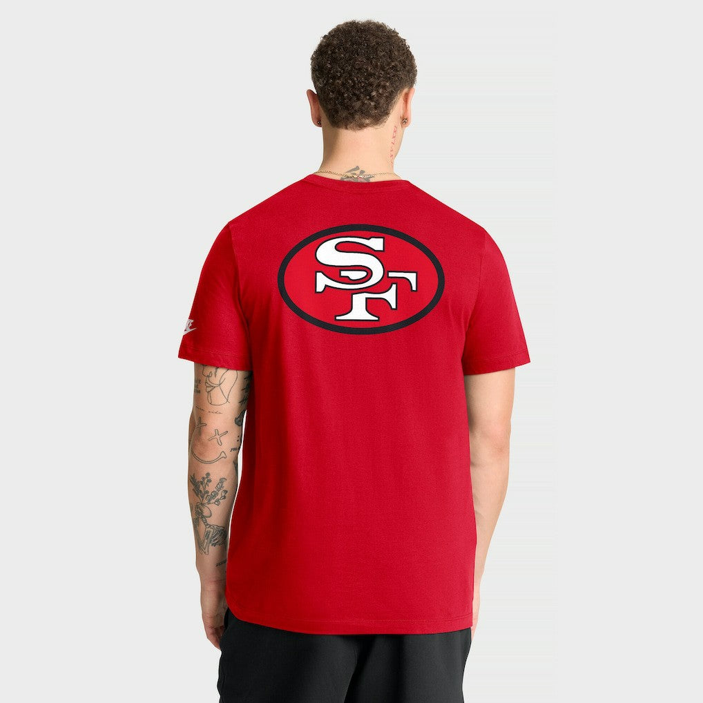 San Francisco 49ers Rewind Front and Back Hit Essential T-Shirt - Scarlet T-shirts