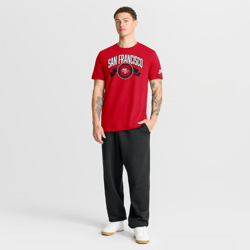 San Francisco 49ers Rewind Front and Back Hit Essential T-Shirt - Scarlet T-shirts