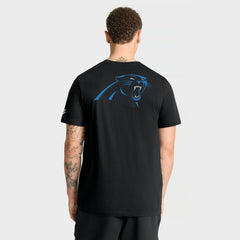 Carolina Panthers Rewind Front and Back Hit Essential T-Shirt - Black T-shirts