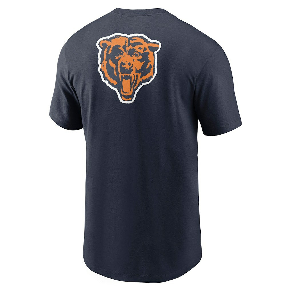Chicago Bears Rewind Front and Back Hit Essential T-Shirt - Navy T-shirts