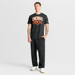 Cincinnati Bengals Rewind Front and Back Hit Essential T-Shirt - Black T-shirts