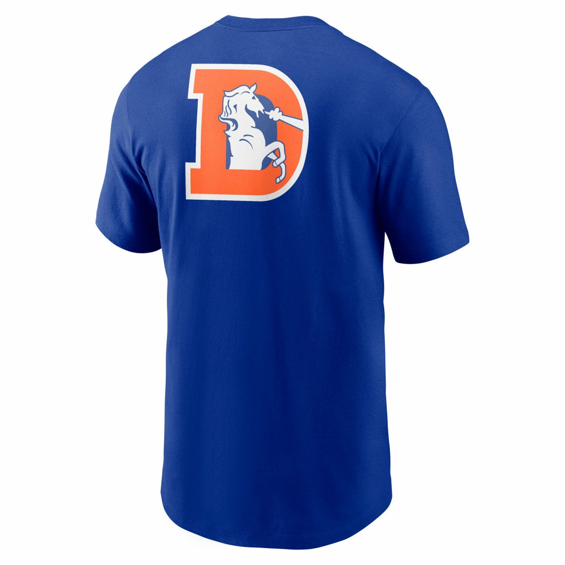 Denver Broncos Rewind Front and Back Hit Essential T-Shirt - Royal T-shirts