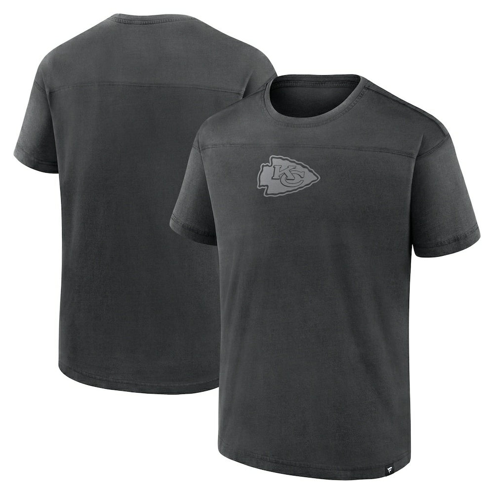 Kansas City Chiefs Mini Tonal T-Shirt - Black T-shirts