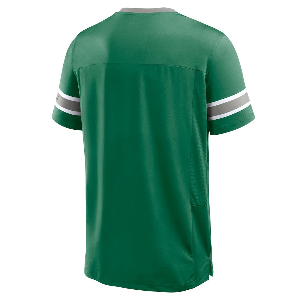 Philadelphia Eagles Hometown Premium Hashmark V-Neck T-Shirt - Kelly Green T-shirts