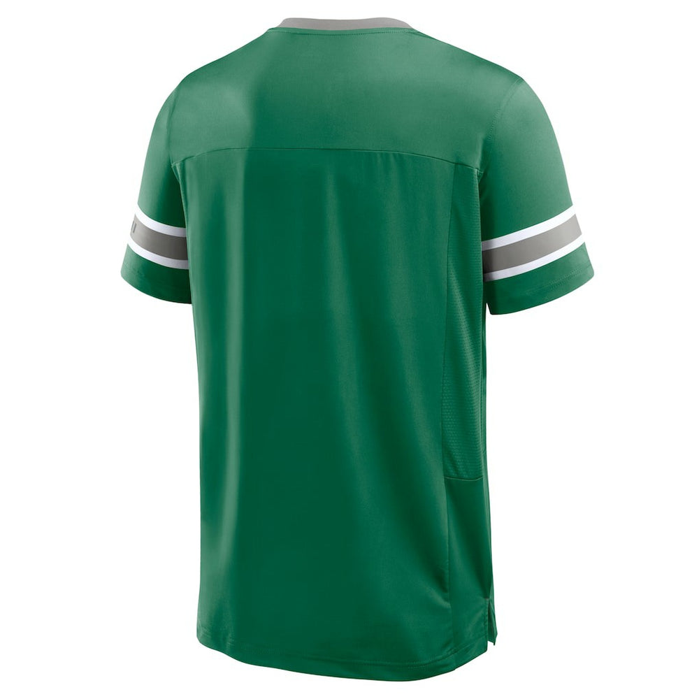 Philadelphia Eagles Hometown Premium Hashmark V-Neck T-Shirt - Kelly Green T-shirts