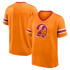 Tampa Bay Buccaneers Hometown Premium Hashmark V-Neck T-Shirt - Orange T-shirts