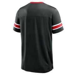 Atlanta Falcons Hometown Premium Hashmark V-Neck T-Shirt - Black T-shirts