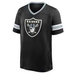 Las Vegas Raiders Hometown Premium Hashmark V-Neck T-Shirt - Black T-shirts