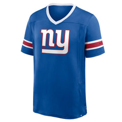 New York Giants Hometown Premium Hashmark V-Neck T-Shirt - Royal T-shirts