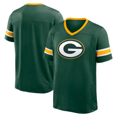 Green Bay Packers Hometown Premium Hashmark V-Neck T-Shirt - Green T-shirts