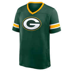 Green Bay Packers Hometown Premium Hashmark V-Neck T-Shirt - Green T-shirts
