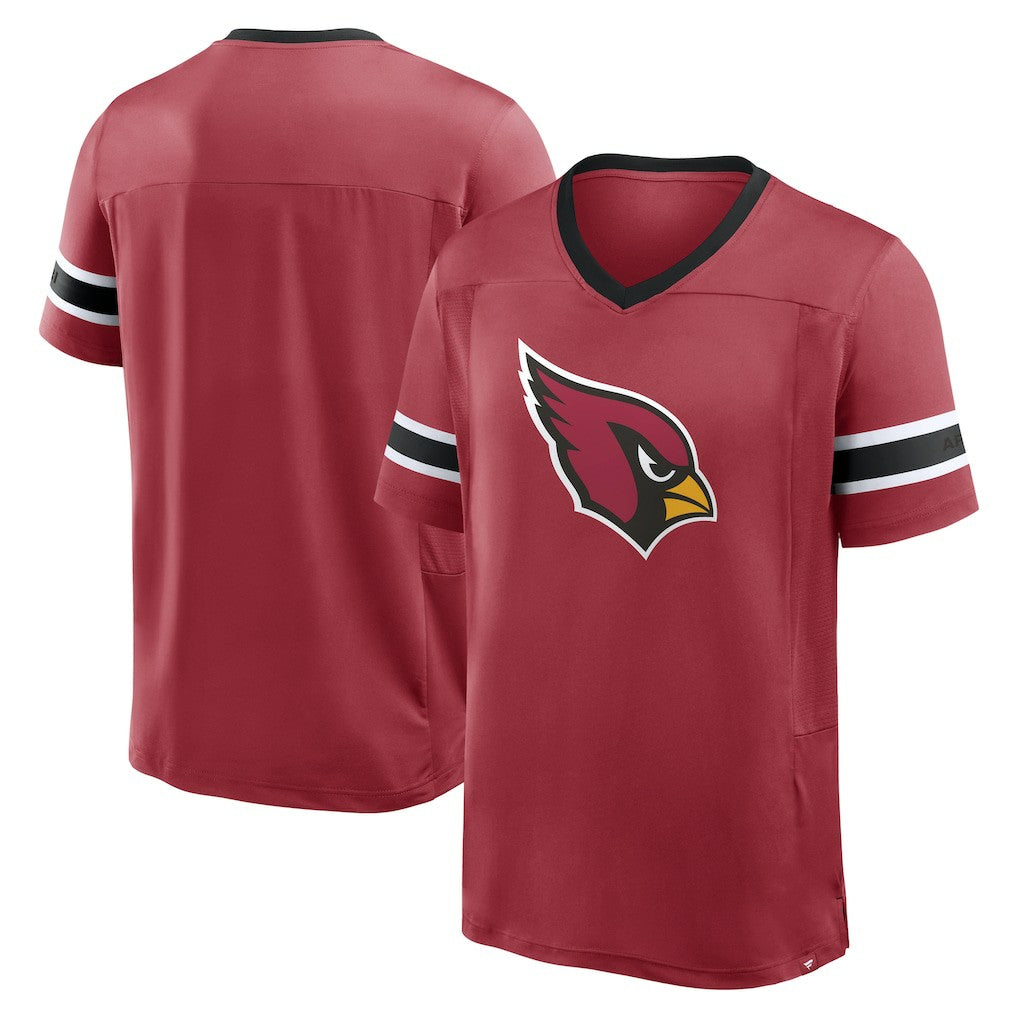 Arizona Cardinals Hometown Premium Hashmark V-Neck T-Shirt - Cardinal T-shirts
