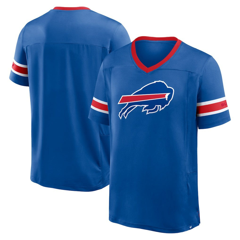Buffalo Bills Hometown Premium Hashmark V-Neck T-Shirt - Royal T-shirts