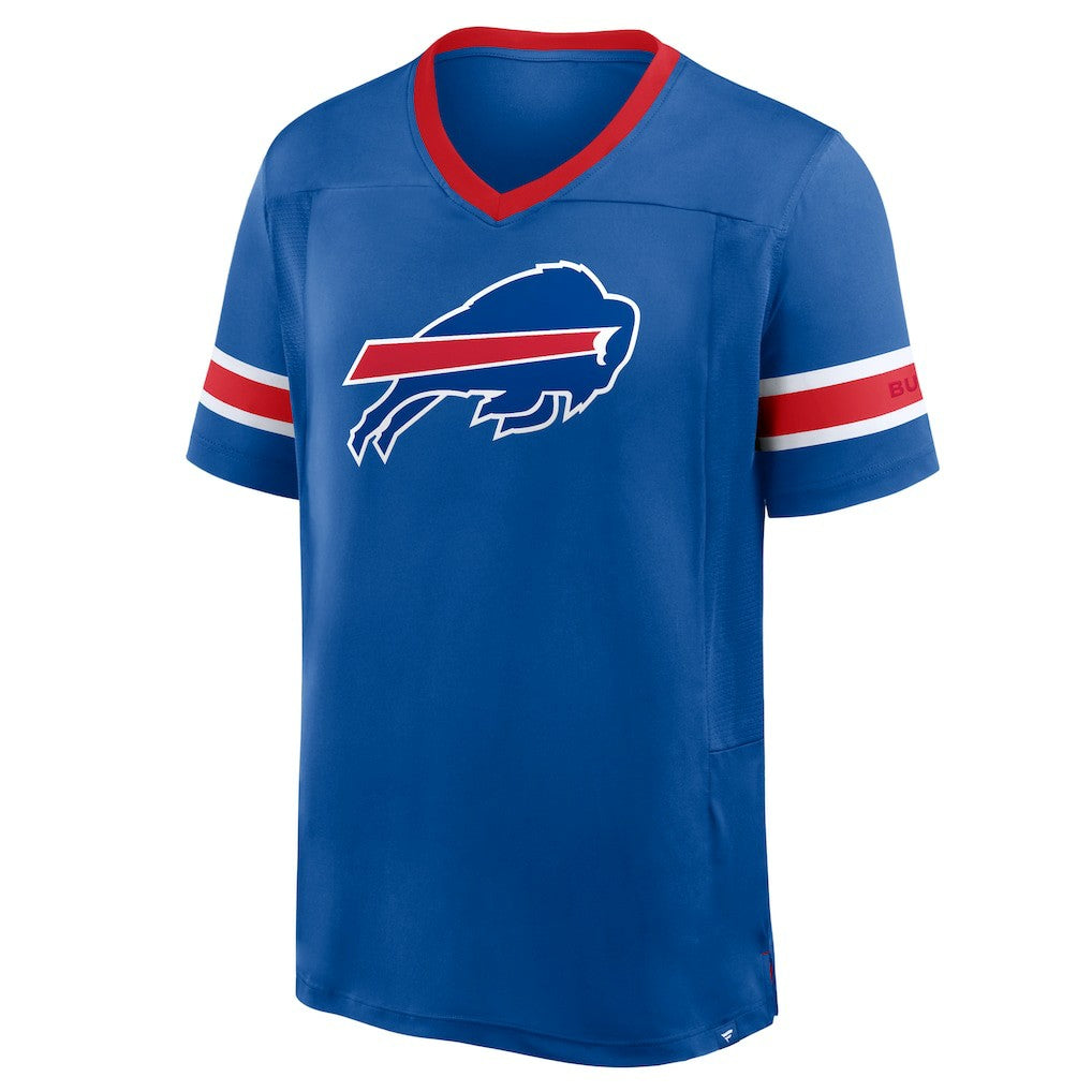 Buffalo Bills Hometown Premium Hashmark V-Neck T-Shirt - Royal T-shirts