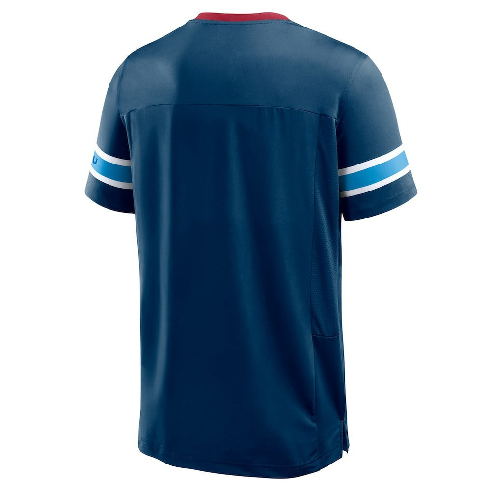 Houston Texans Redzone Hashmark V-Neck T-Shirt - Navy T-shirts