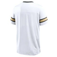New Orleans Saints Redzone Hashmark V-Neck T-Shirt - White T-shirts
