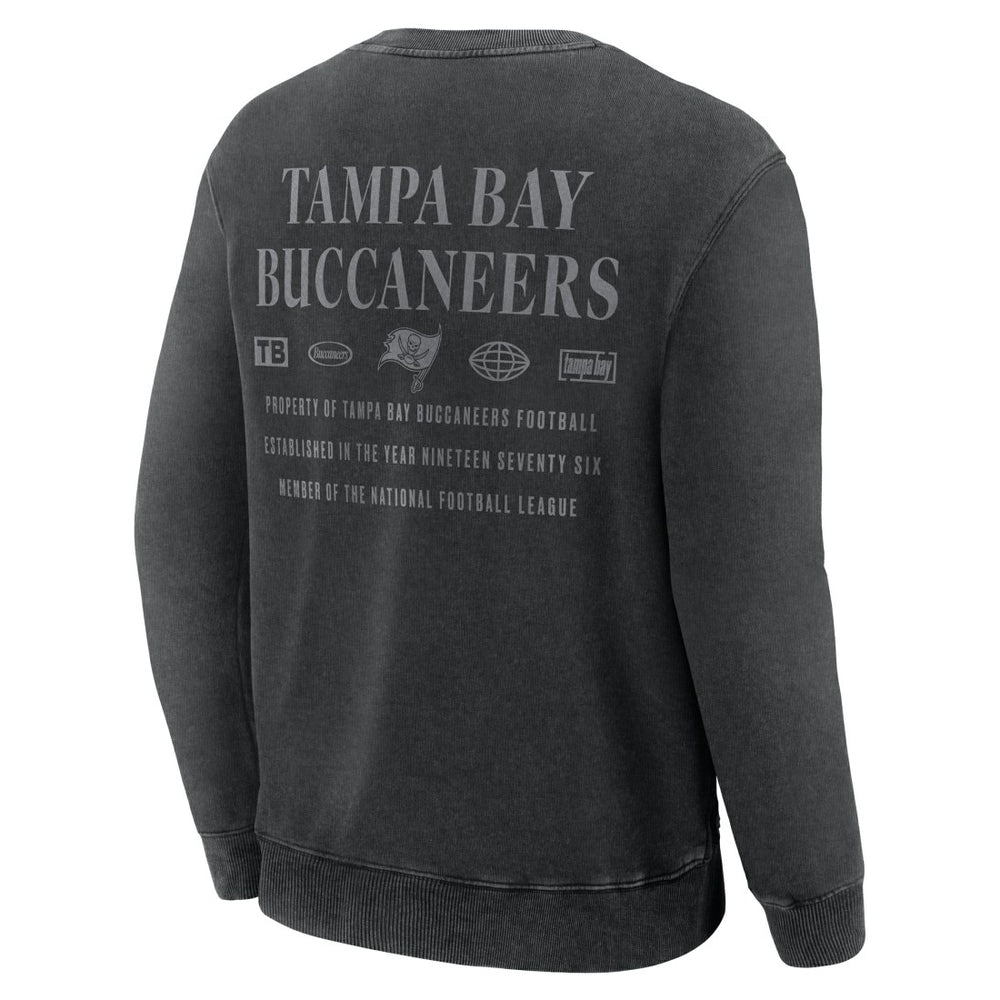 Tampa Bay Buccaneers Deep Route Pullover Sweatshirt - Black Pullover