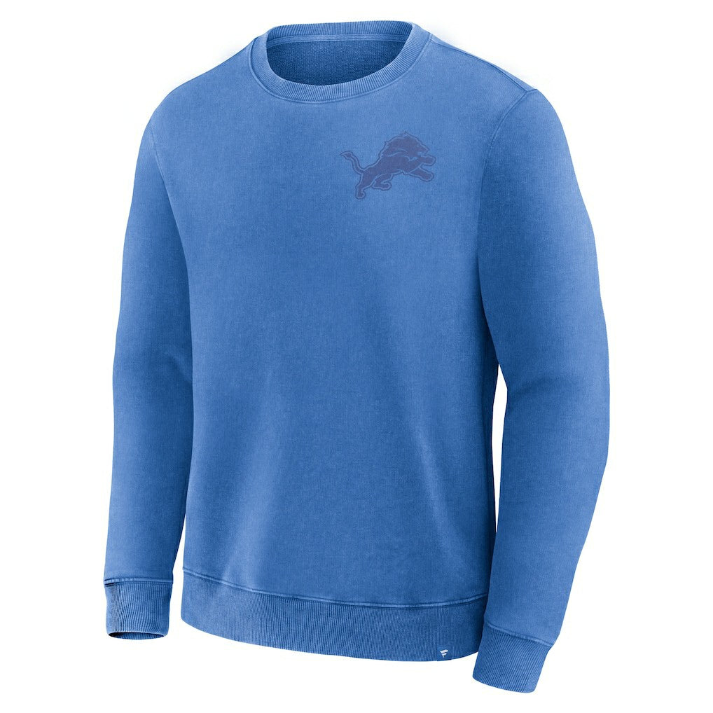 Detroit Lions Deep Route Pullover Sweatshirt - Blue Pullover