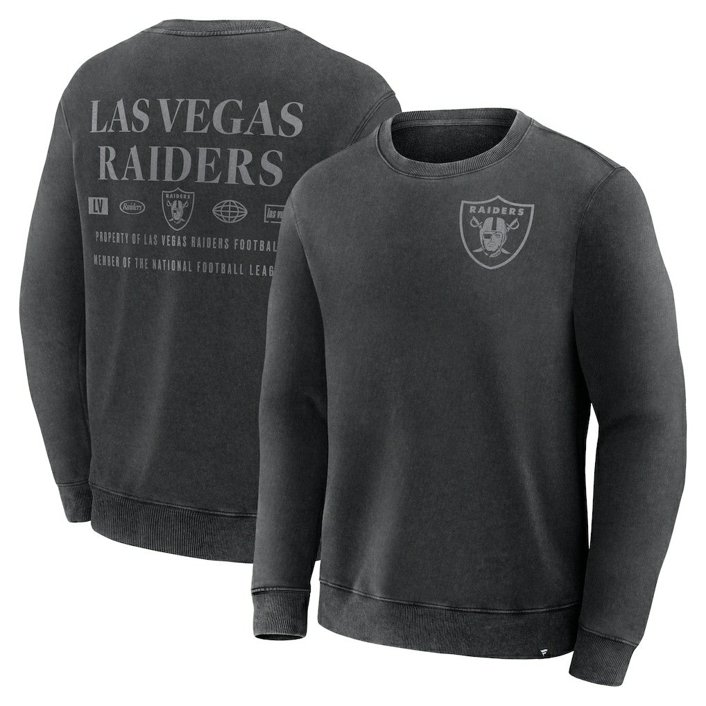 Las Vegas Raiders Deep Route Pullover Sweatshirt - Black Pullover