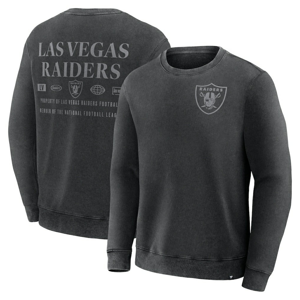 Las Vegas Raiders Deep Route Pullover Sweatshirt - Black Pullover