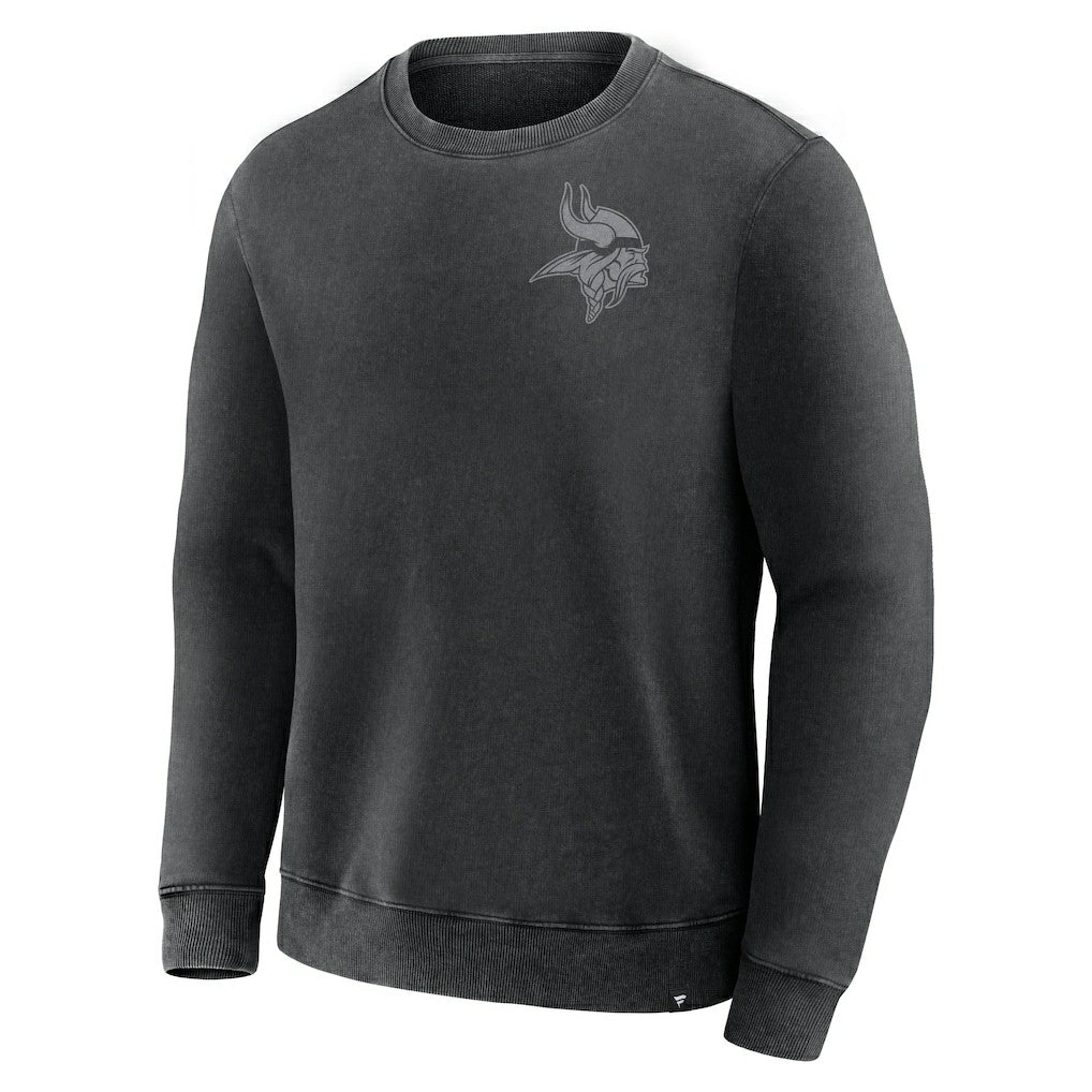 Minnesota Vikings Deep Route Pullover Sweatshirt - Black Pullover