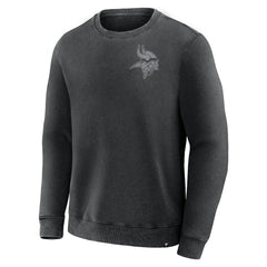 Minnesota Vikings Deep Route Pullover Sweatshirt - Black Pullover