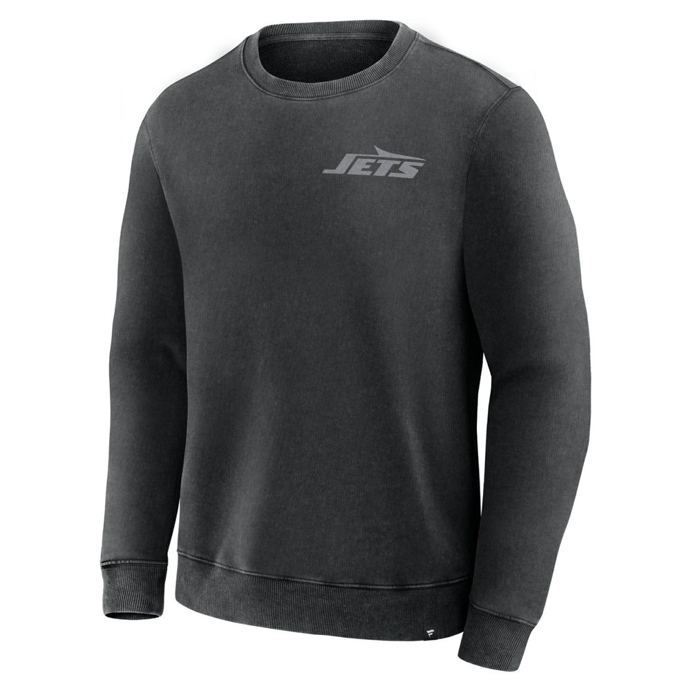 New York Jets Deep Route Pullover Sweatshirt - Black Pullover