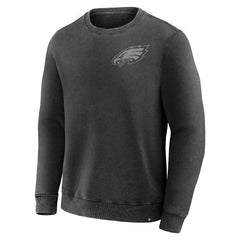 Philadelphia Eagles Deep Route Pullover Sweatshirt - Black Pullover