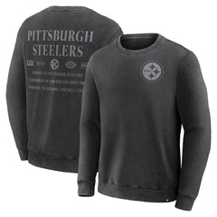 Pittsburgh Steelers Deep Route Pullover Sweatshirt - Black Pullover
