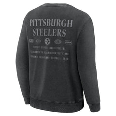 Pittsburgh Steelers Deep Route Pullover Sweatshirt - Black Pullover