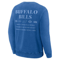 Buffalo Bills Deep Route Pullover Sweatshirt - Royal Pullover