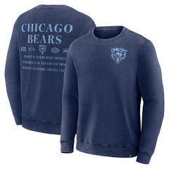Chicago Bears Deep Route Pullover Sweatshirt - Navy Pullover