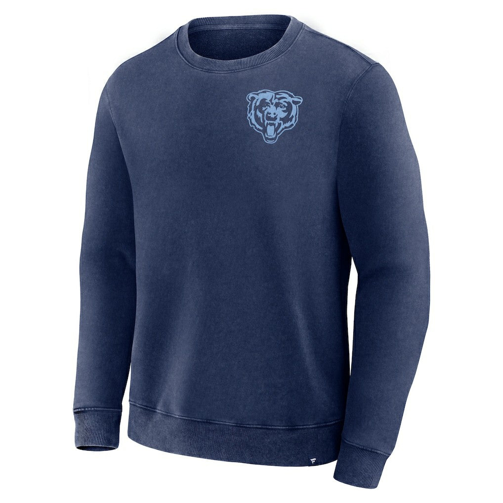 Chicago Bears Deep Route Pullover Sweatshirt - Navy Pullover
