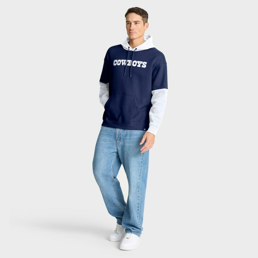 Dallas Cowboys Helmet Retro Pullover Hoodie - Navy Hoodies