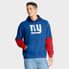 New York Giants Helmet Retro Pullover Hoodie - Royal Hoodies