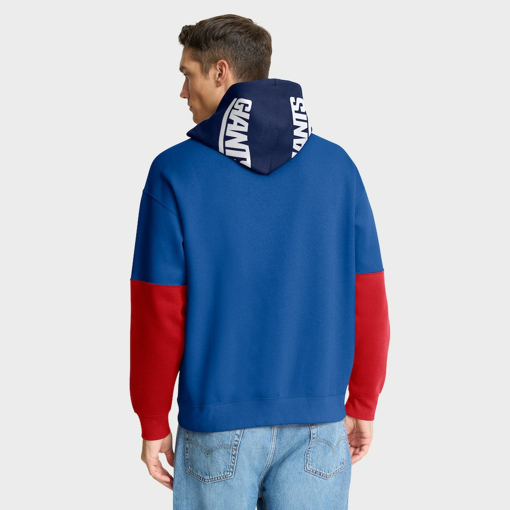 New York Giants Helmet Retro Pullover Hoodie - Royal Hoodies