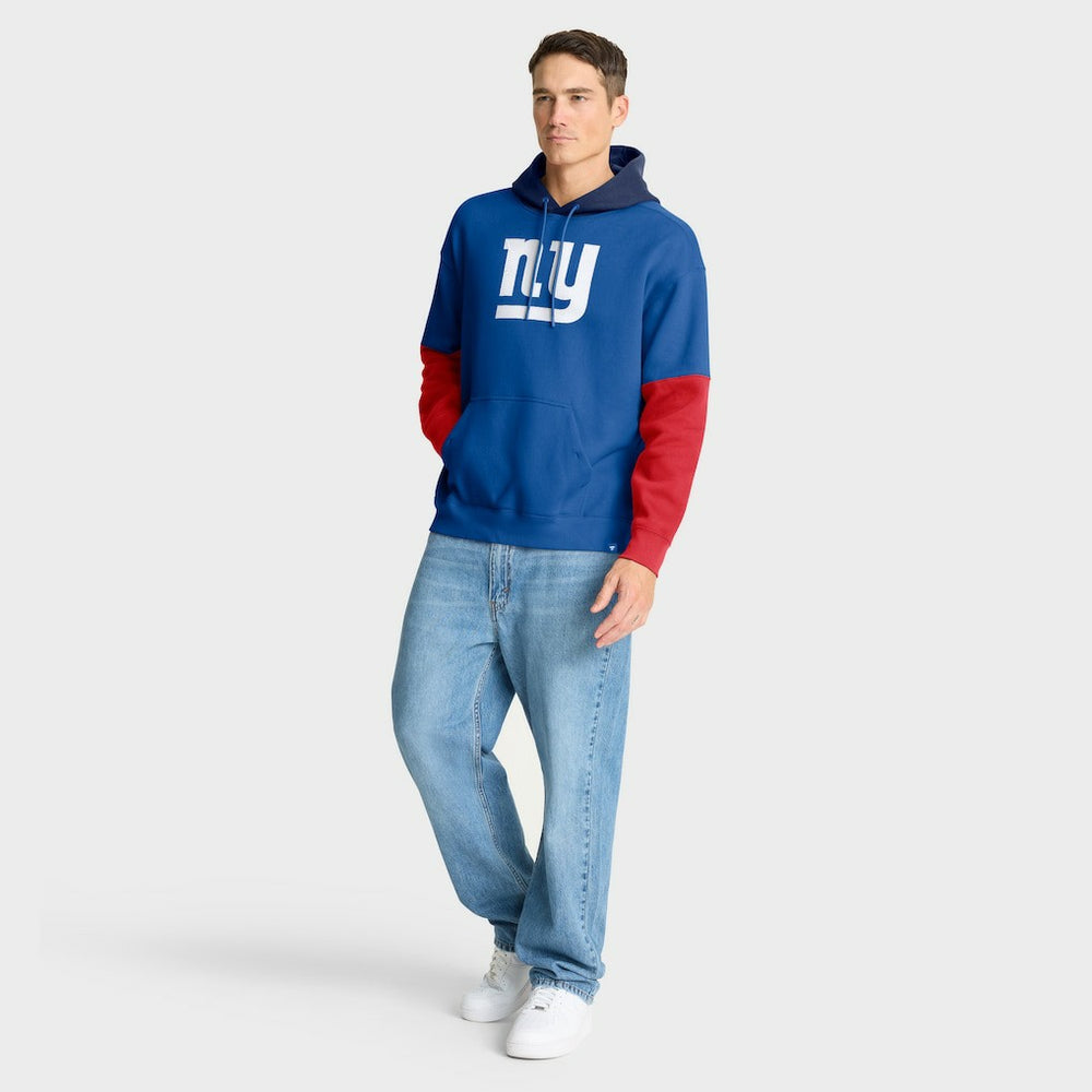New York Giants Helmet Retro Pullover Hoodie - Royal Hoodies