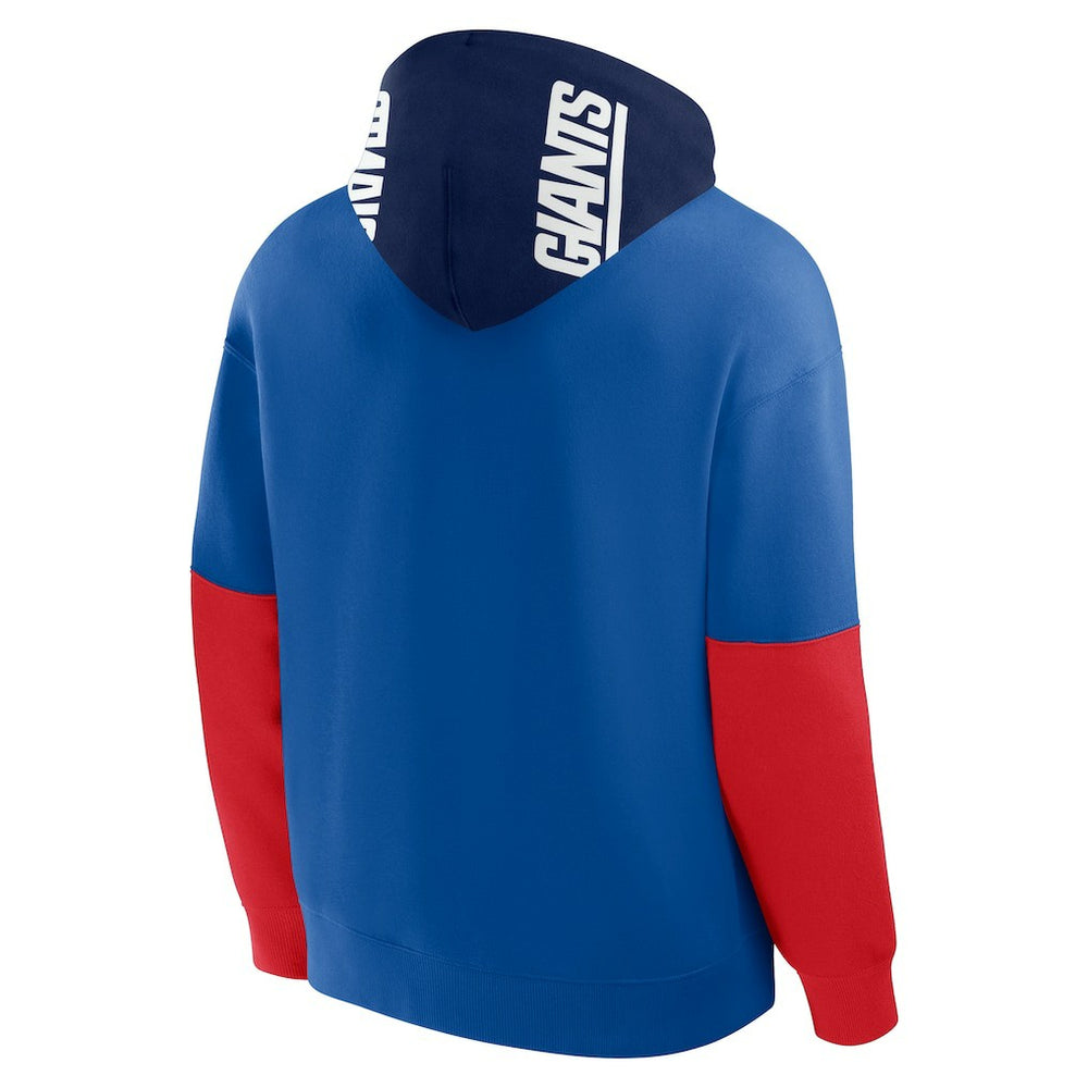 New York Giants Helmet Retro Pullover Hoodie - Royal Hoodies