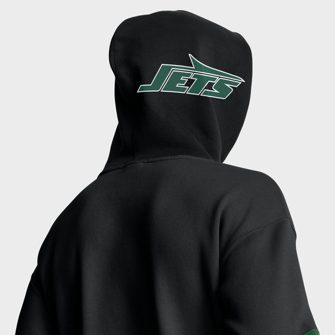 New York Jets Helmet Alt Pullover Hoodie - Black Hoodies